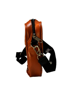 BAG SLIM MARROM COURO - comprar online