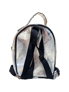 MINI BAG MOCHILA CANDY PRATA - Tanto Faz!