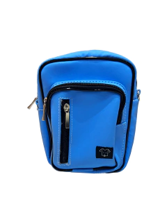 MINI BAG MOCHILA AZUL PASTEL