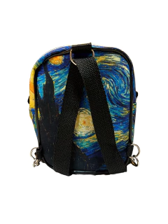 MINI BAG MOCHILA VAN GOGH - Tanto Faz!
