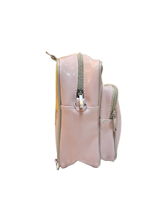 MINI BAG MOCHILA ROSA BEBÊ COURO - comprar online