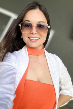 Óculos Marcele Cristal