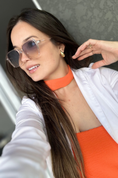 Óculos Marcele Cristal - comprar online