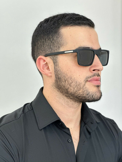 Óculos Bruno Preto Fosco Polarizado - comprar online