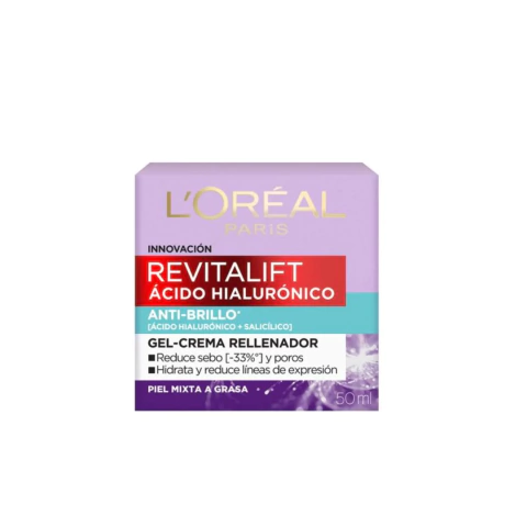 L' Oréal Revitalift Ácido Hialurónico Gel Crema Anti-Brillo