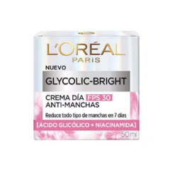 L'Óreal Glycolic-Bright Crema Anti-Manchas de Día FPS 30