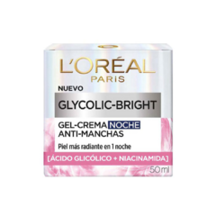 L'Óreal Glycolic-Bright Gel Crema Anti-Manchas de Noche