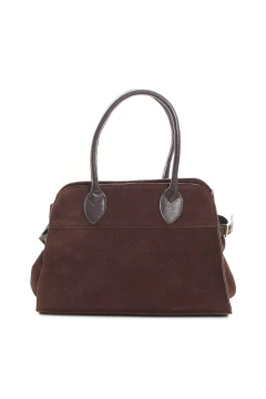 Bolsa Couro Tote Café