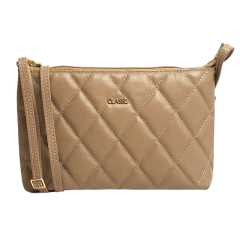 BOLSA CLASSE CROSSBODY CREPE MATELASSE MÉDIA