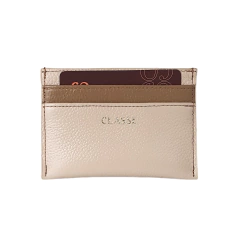 PORTA CARTAO CLASSE CREME DETALHE CREME