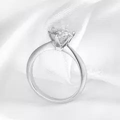 Anel Solitário Shine Moissanite