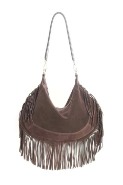 Bolsa em Couro Boho Canoa