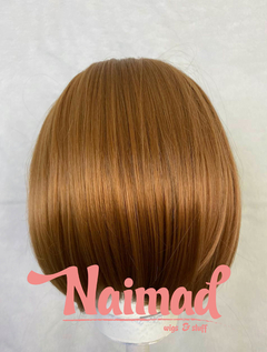 Peluca Corta Bob Con Flequillo Cobrizo - comprar online