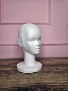 cabeza de polietileno (telgopor) cuello corto - comprar online