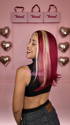 Peluca Lace Front Bob Berry Noir - NAIMAD