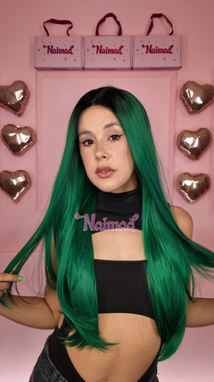 Peluca Lace Front Deep Green - comprar online
