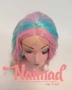 Peluca lace front PASTEL GOD - comprar online