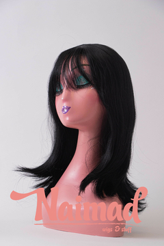 Peluca Negra New Bob Premium - NAIMAD