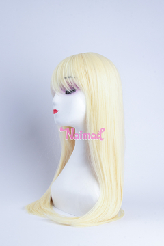 Peluca Rubia con flequillo PREMIUM en internet