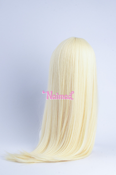 Peluca Rubia con flequillo PREMIUM - NAIMAD