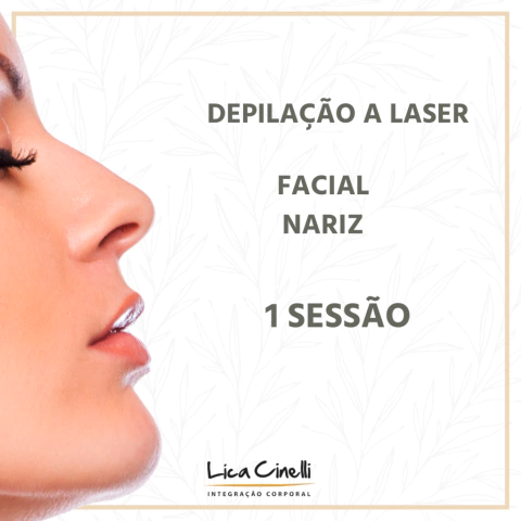 Depilação a Laser | 1 sessão Nariz