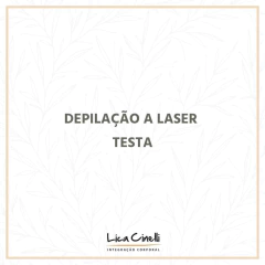 DEPILAÇÃO A LASER | 1 sessão Testa na internet