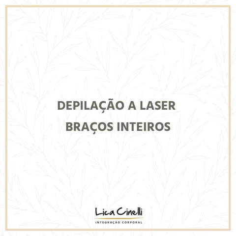 Depilação a Laser | Braços Inteiros | Planos de 4, 6, 8 ou 10 sessões - comprar online