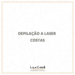 Depilação a Laser | Costas - dorsal | Planos de 4, 6, 8 ou 10 sessões - comprar online