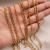 pulsera tobillera bolitas de 19 a 22cm