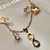 Conjunto 3 dijes corazón ambar