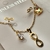 Conjunto 3 dijes corazón ambar - comprar online