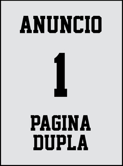 Pacote Anual - 1 Pagina Dupla - 12 Edições
