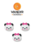 Aplique Emborrachado Panda APE2102 - 3 und