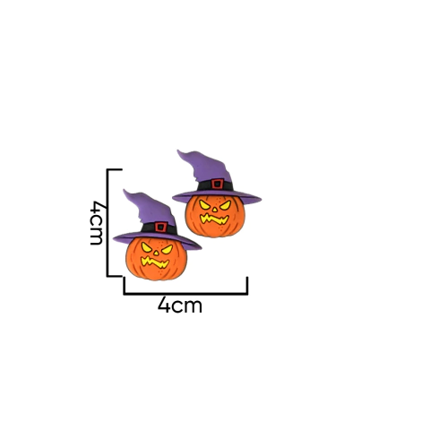 Aplique emborrachado Halloween Abobora 2 unidades - APE306
