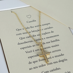 GARGANTILHA CRUCIFIXO - Sweetcards | Gift & Paper