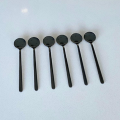 SET X 6 CUCHARAS NEGRAS REDONDAS en internet