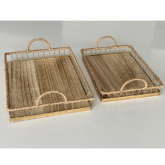 BANDEJA RECTANGULAR SAND - comprar online