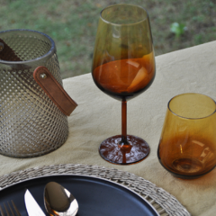 SET X 6 COPAS DE VINO HONEY - Sineta deco+home