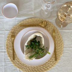 MANTEL DE TUSOR NATURAL - comprar online
