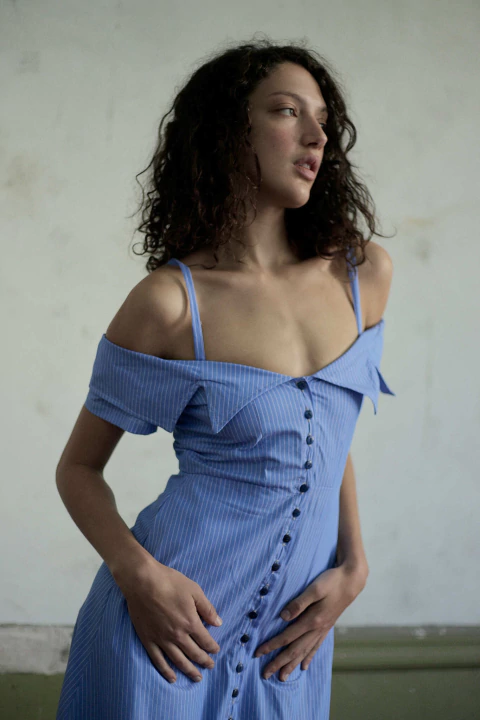 VESTIDO RAYADO - comprar online