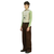 PANTALON DE GABARDINA MARRON na internet
