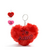 Chaveiro pelucia coração vermelho e Rosa - Te Amo - comprar online