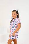 Baby-Doll Infantil Feminino Stitch e Angel Branco - comprar online