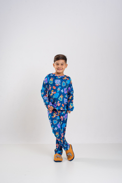 Baby-Doll Infantil Longo Patrulha Canina Azul - comprar online