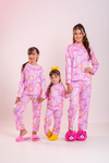 Baby-Doll Infantil Longo Egg n Bacon Rosa - comprar online