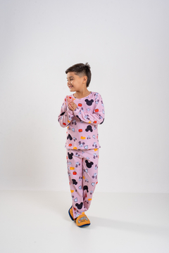 Baby-Doll Infantil Longo Mickey Luvinha Bege na internet