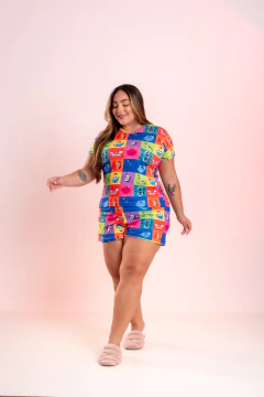 Baby-Doll Manguinha Divertidamente 2 - loja online