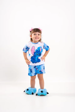 Baby-Doll Infantil Feminino Stitch Estrelas na internet
