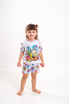 Baby-Doll Infantil Feminino Turma do Bob Esponja na internet