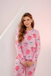 Baby-Doll de Inverno Longo Café Rosa - comprar online